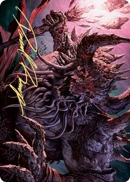 Dream Devourer Art Card (Gold-Stamped Signature) (23) [ASKHM] - MTG Single
