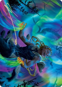 Esika God of the Tree Art Card (Gold-Stamped Signature) (43) [ASKHM] - MTG Single