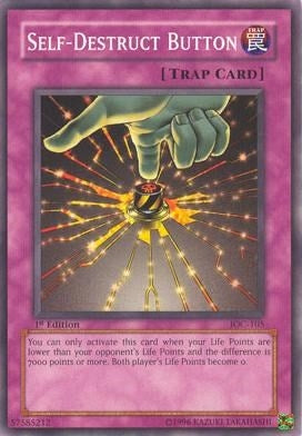 Self-Destruct Button (105) - YuGiOh Single