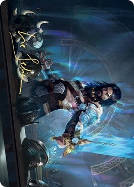 Halvar God of Battle Art Card (Gold-Stamped Signature) (2) [ASKHM] - MTG Single