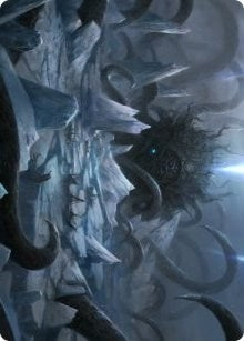 Icebreaker Kraken Art Card (15) [ASKHM] - MTG Single