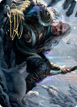 Jorn God of Winter Art Card (Gold-Stamped Signature) (47) [ASKHM] - MTG Single
