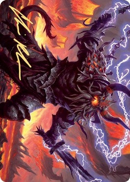 Kardur Doomscourge Art Card (Gold-Stamped Signature) (57) [ASKHM] - MTG Single