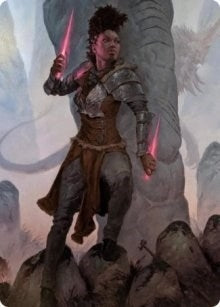 Kaya the Inexorable Art Card (58) [ASKHM] - MTG Single