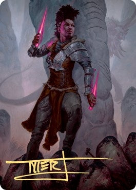 Kaya the Inexorable Art Card (Gold-Stamped Signature) (58) [ASKHM] - MTG Single