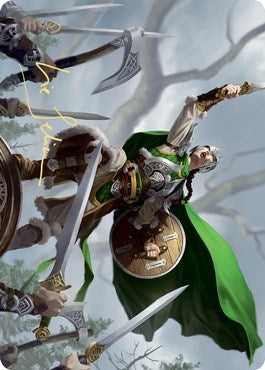 Maja Bretagard Protector Art Card (Gold-Stamped Signature) (61) [ASKHM] - MTG Single