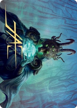Masked Vandal Art Card (Gold-Stamped Signature) (49) [ASKHM] - MTG Single