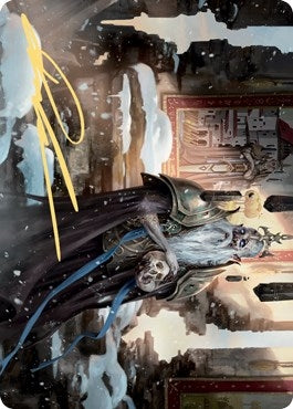 Narfi Betrayer King Art Card (Gold-Stamped Signature) (62) [ASKHM] - MTG Single