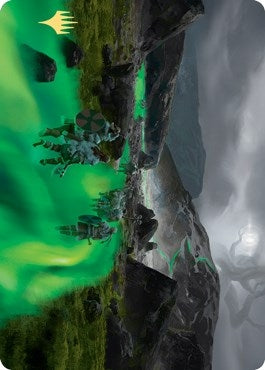 Path to the World Tree Art Card (Gold-Stamped Signature) (50) [ASKHM] - MTG Single