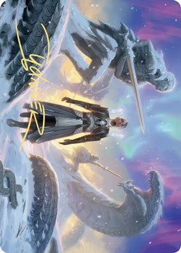 Search for Glory Art Card (Gold-Stamped Signature) (7) [ASKHM] - MTG Single