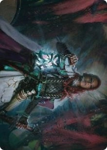 Tergrid God of Fright Art Card (27) [ASKHM] - MTG Single
