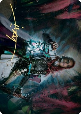 Tergrid God of Fright Art Card (Gold-Stamped Signature) (27) [ASKHM] - MTG Single