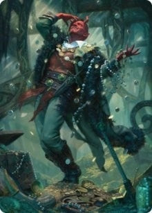 Tibalt Cosmic Impostor Art Card (67) [ASKHM] - MTG Single