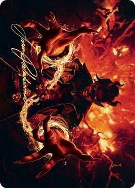 Tibalt’s Trickery Art Card (Gold-Stamped Signature) (38) [ASKHM] - MTG Single