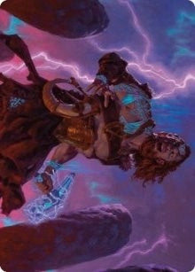 Toralf God of Fury Art Card (39) [ASKHM] - MTG Single