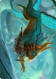 Toski Bearer of Secrets Art Card (52) [ASKHM] - MTG Single