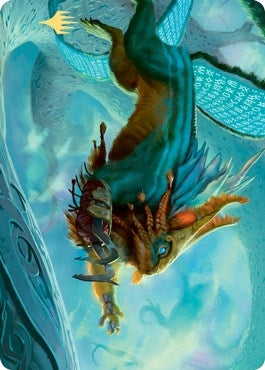 Toski Bearer of Secrets Art Card (Gold-Stamped Signature) (52) [ASKHM] - MTG Single