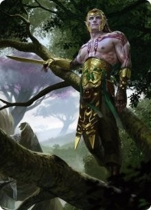 Tyvar Kell Art Card (53) [ASKHM] - MTG Single