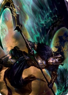 Vengeful Reaper Art Card (Gold-Stamped Signature) (29) [ASKHM] - MTG Single
