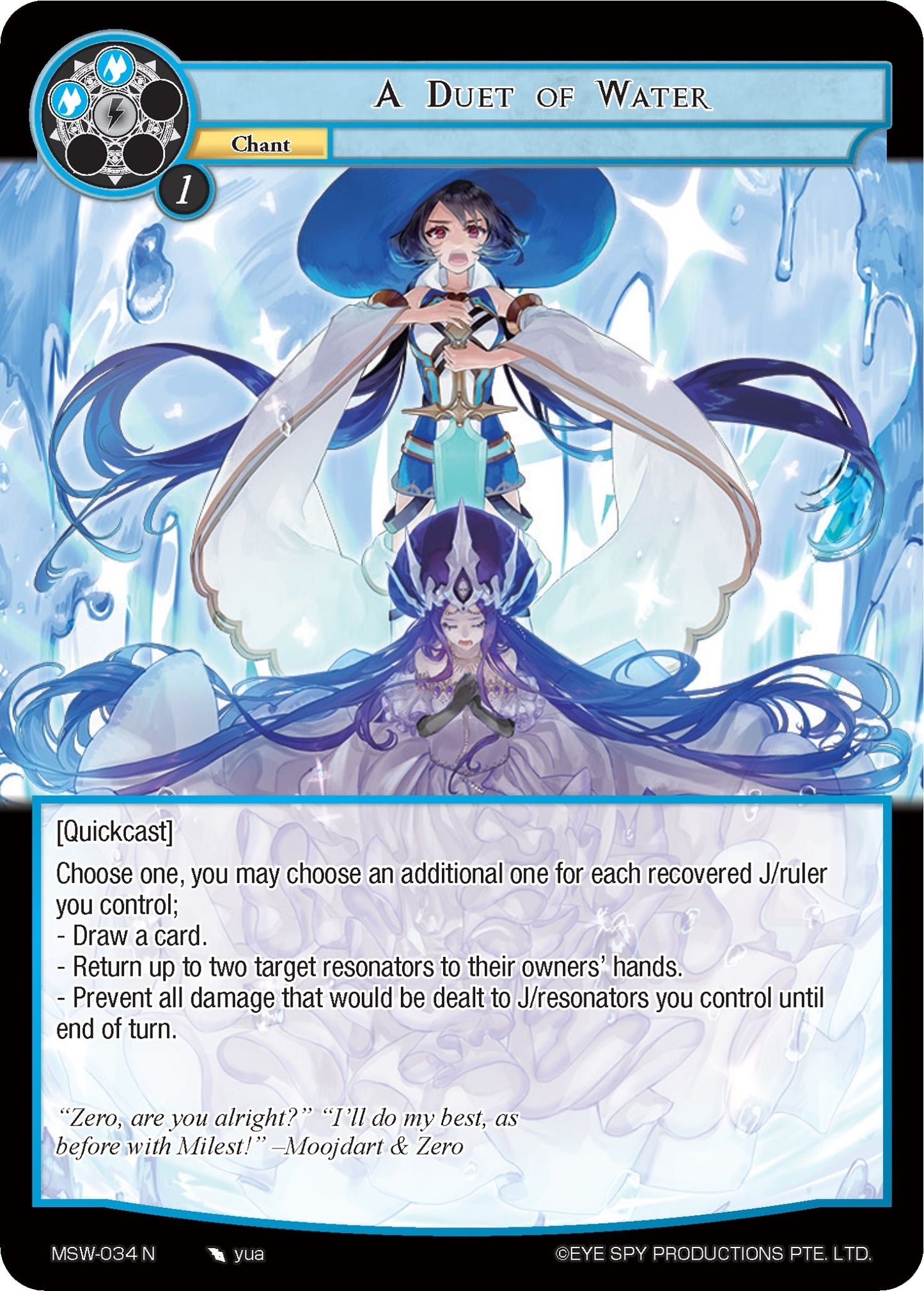 A Duet of Water (34) [MSW] - Force of Will Single