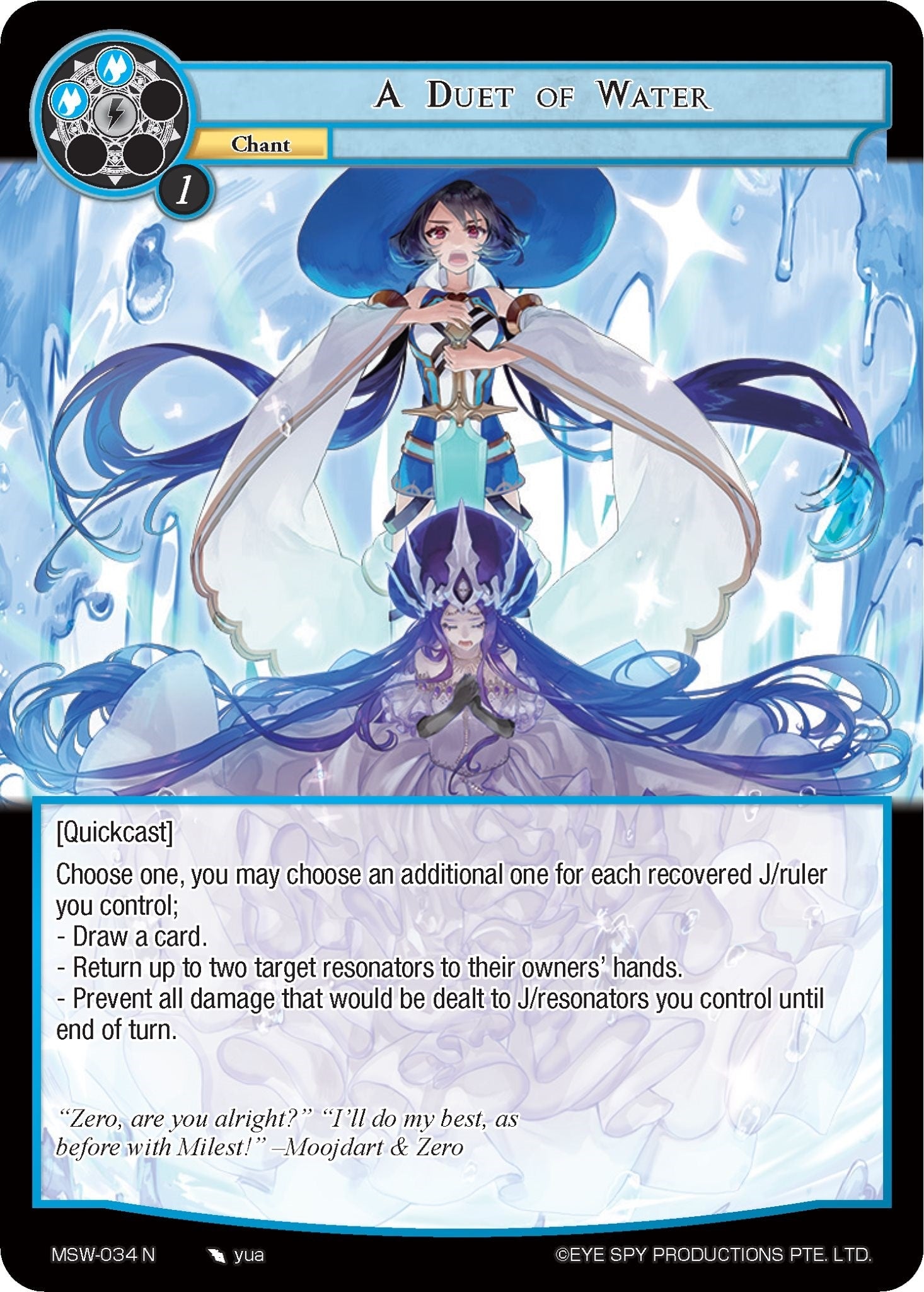A Duet of Water (34) [MSW] - Force of Will Single