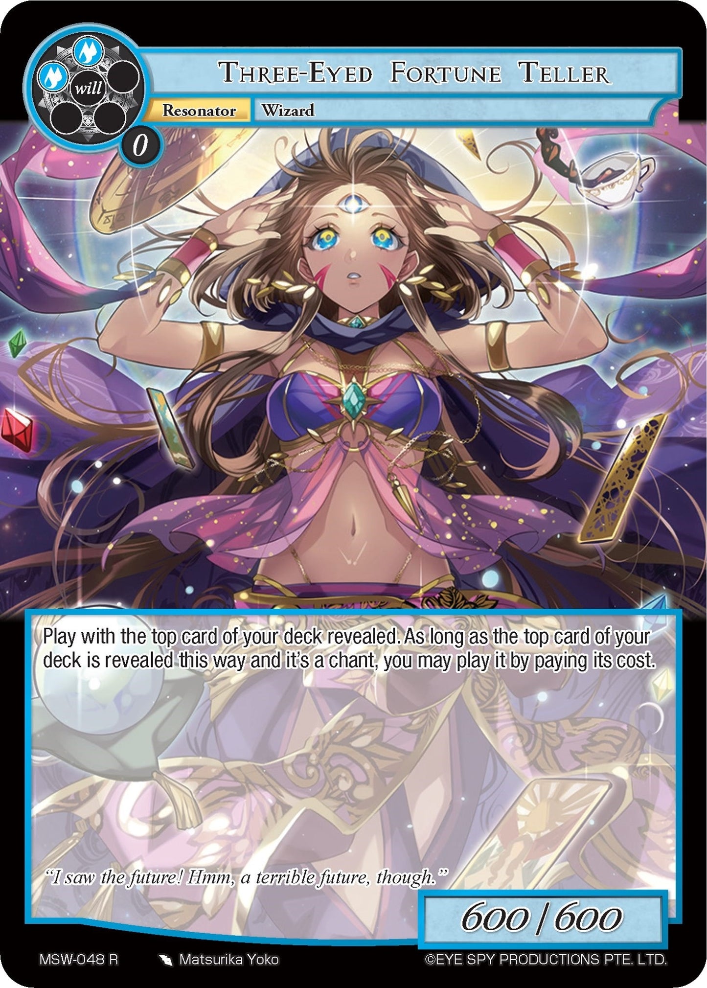 Three-Eyed Fortune Teller (48) [MSW] - Force of Will Single