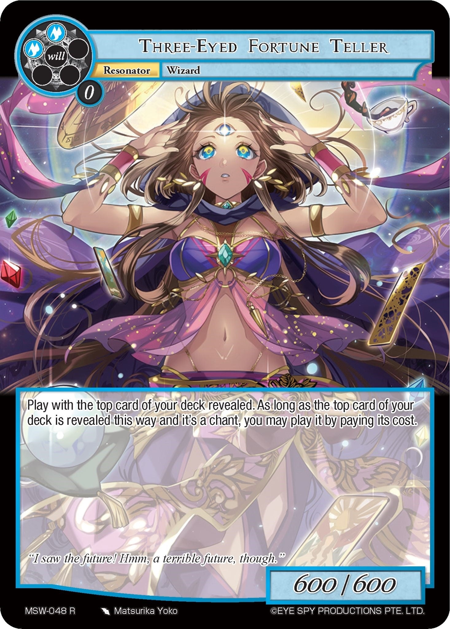 Three-Eyed Fortune Teller (48) [MSW] - Force of Will Single