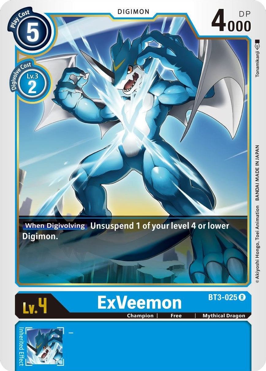 ExVeemon (3025) [BT01-03] - Digimon Card Game Single