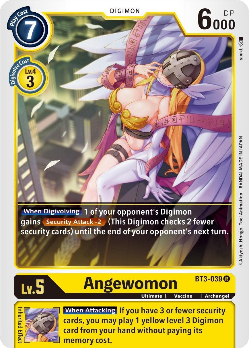 Angewomon - BT3-039 (3039) [BT01-03] - Digimon Card Game Single