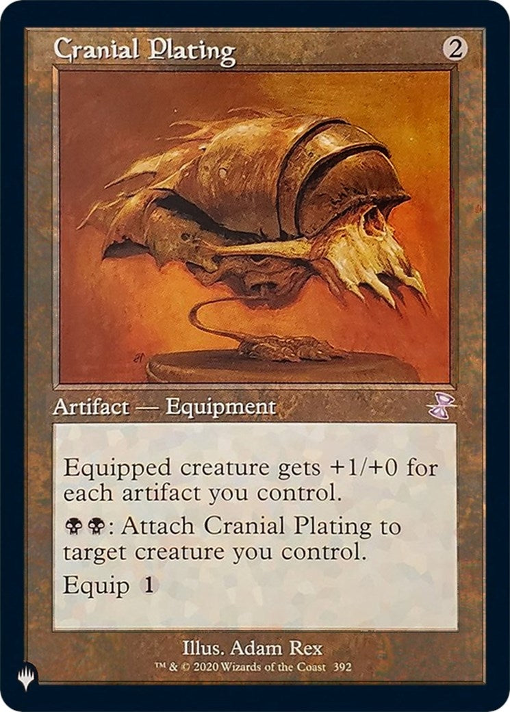 Cranial Plating (392) [LIST] - MTG Single