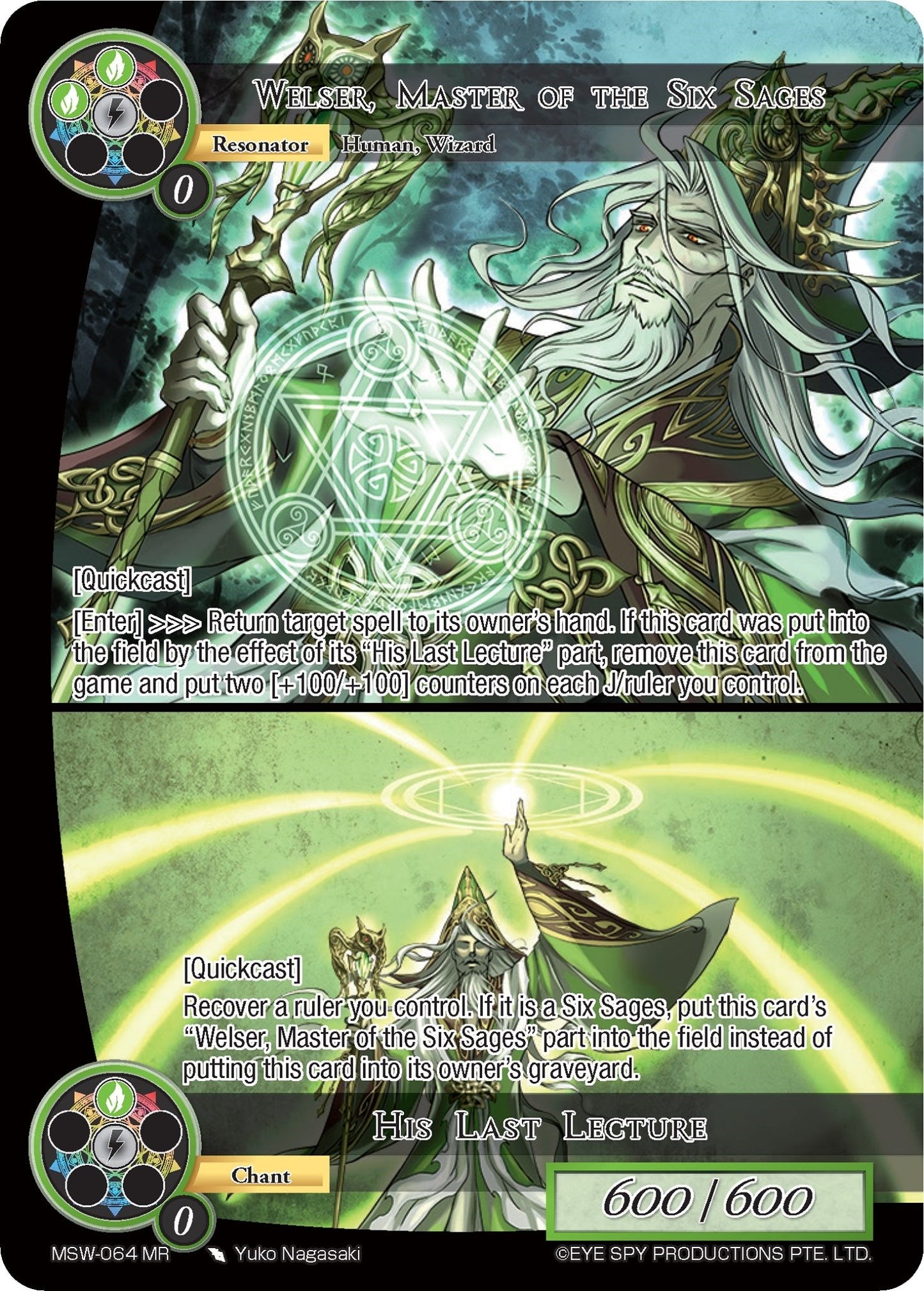 Welser Master of the Six Sages // His Last Lecture (64) [MSW] - Force of Will Single