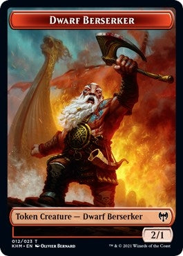 Dwarf Berserker // Replicated Ring Double-sided Token (0) [KHM] - MTG Single