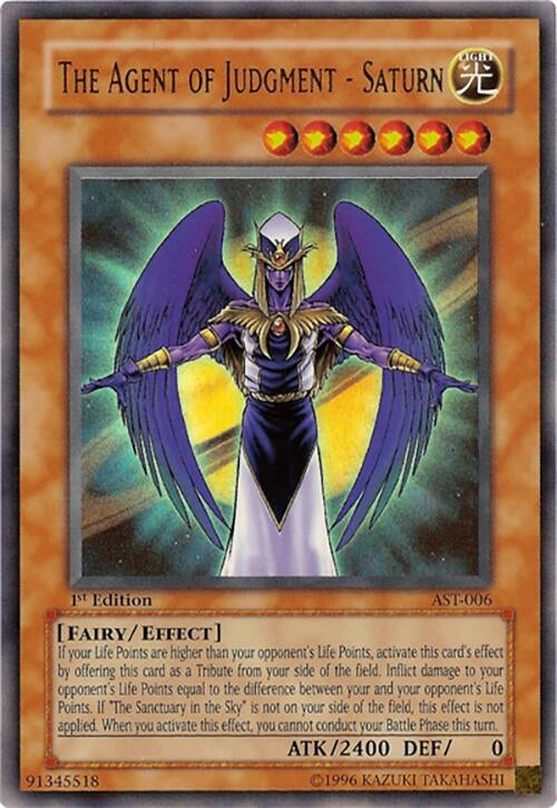 The Agent of Judgment - Saturn (6) - YuGiOh Single