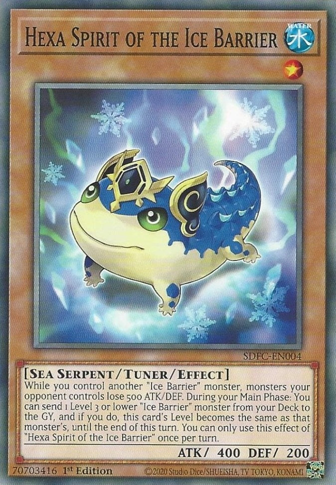 Hexa Spirit of the Ice Barrier (4) (SDFC) - YuGiOh Single
