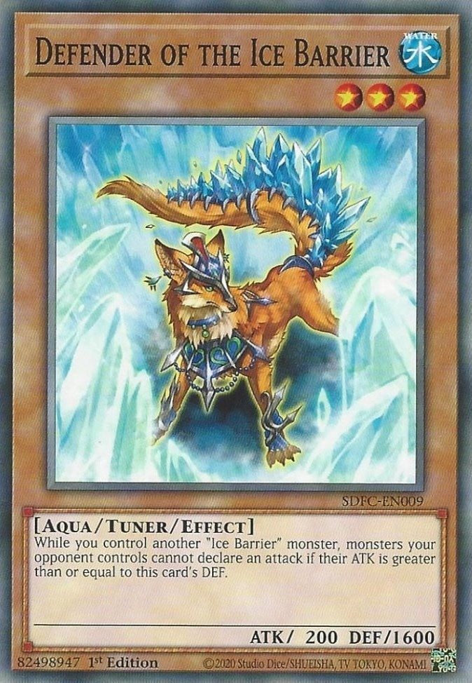 Defender of the Ice Barrier (9) (SDFC) - YuGiOh Single