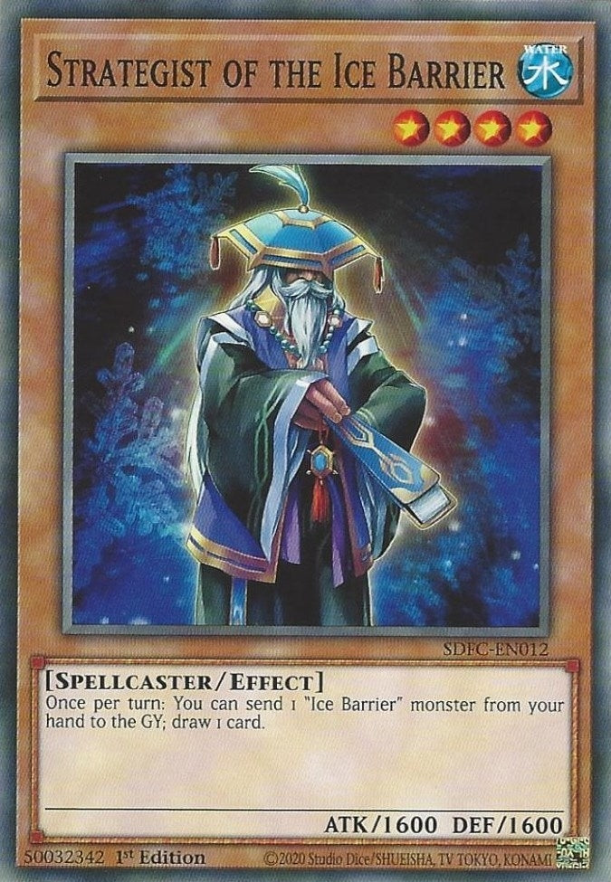 Strategist of the Ice Barrier (12) (SDFC) - YuGiOh Single