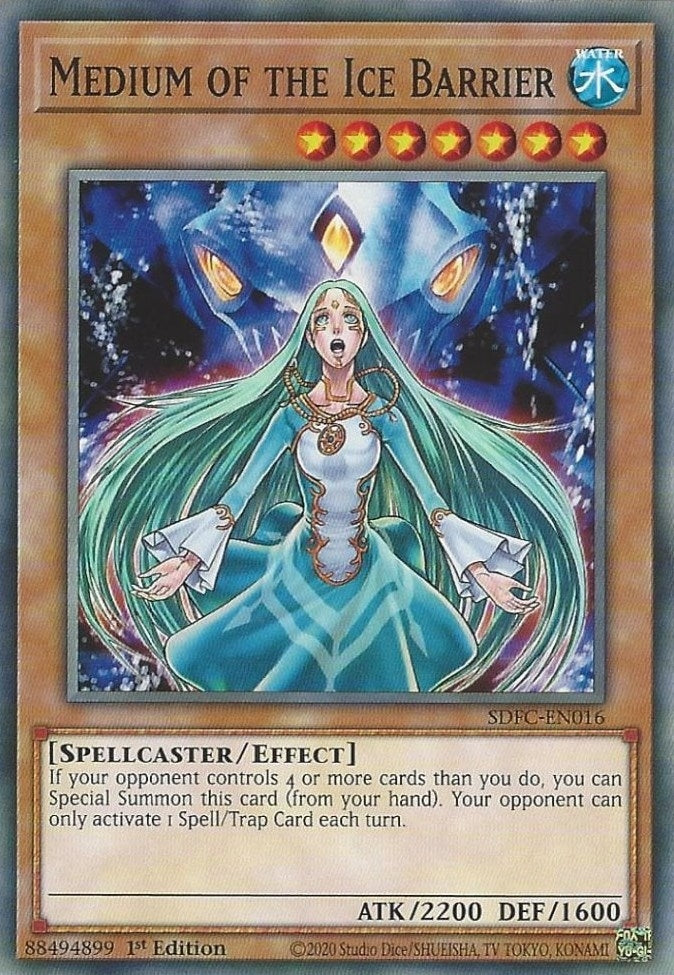 Medium of the Ice Barrier (16) (SDFC) - YuGiOh Single
