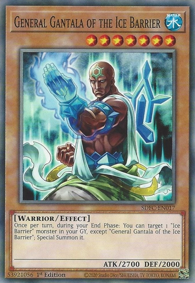 General Gantala of the Ice Barrier (17) (SDFC) - YuGiOh Single