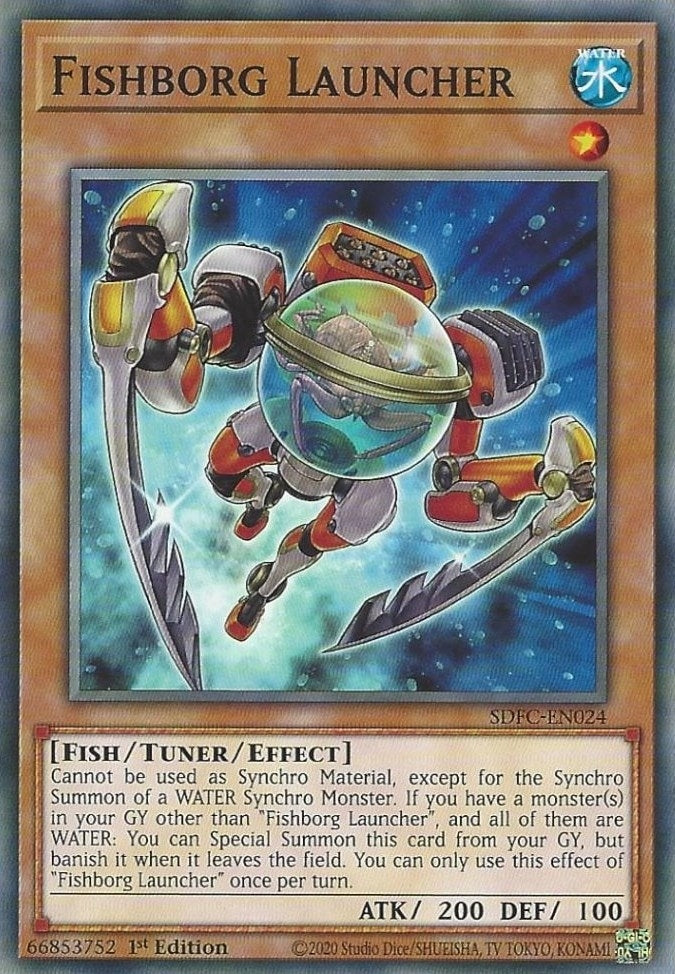 Fishborg Launcher (24) (SDFC) - YuGiOh Single