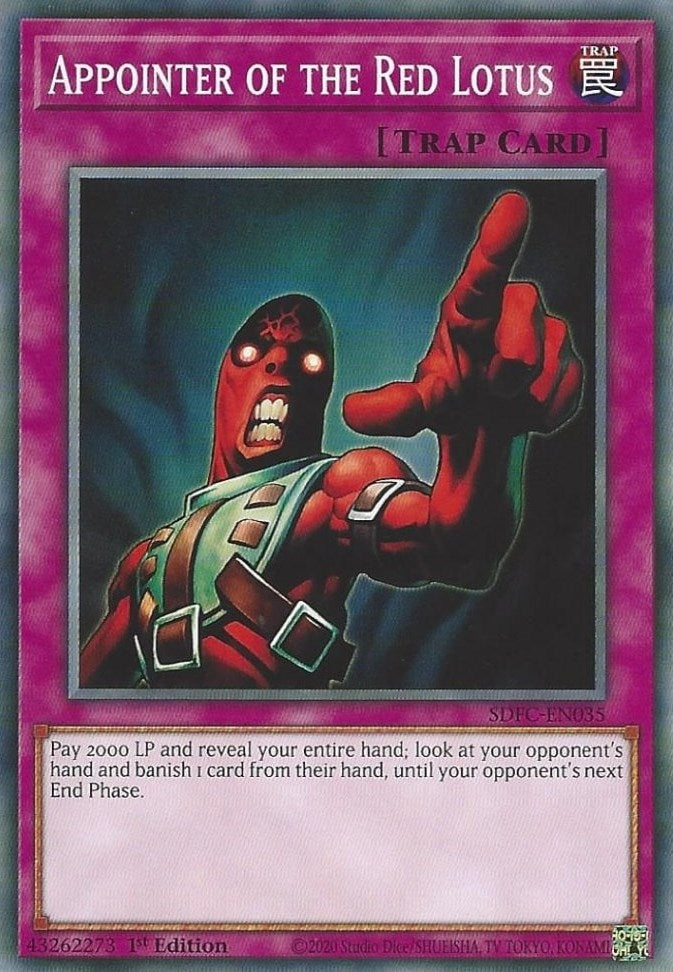 Appointer of the Red Lotus (35) (SDFC) - YuGiOh Single