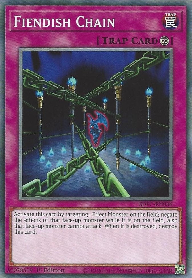 Fiendish Chain (36) (SDFC) - YuGiOh Single
