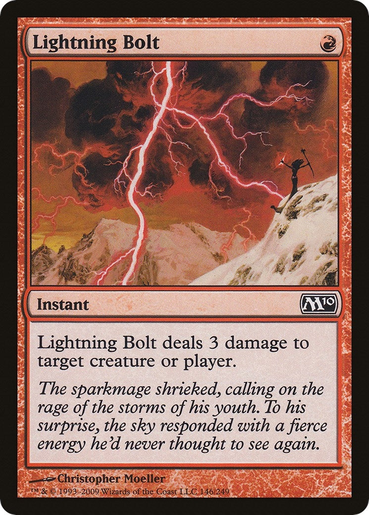 Lightning Bolt (M10) (146) [OVER] - MTG Single