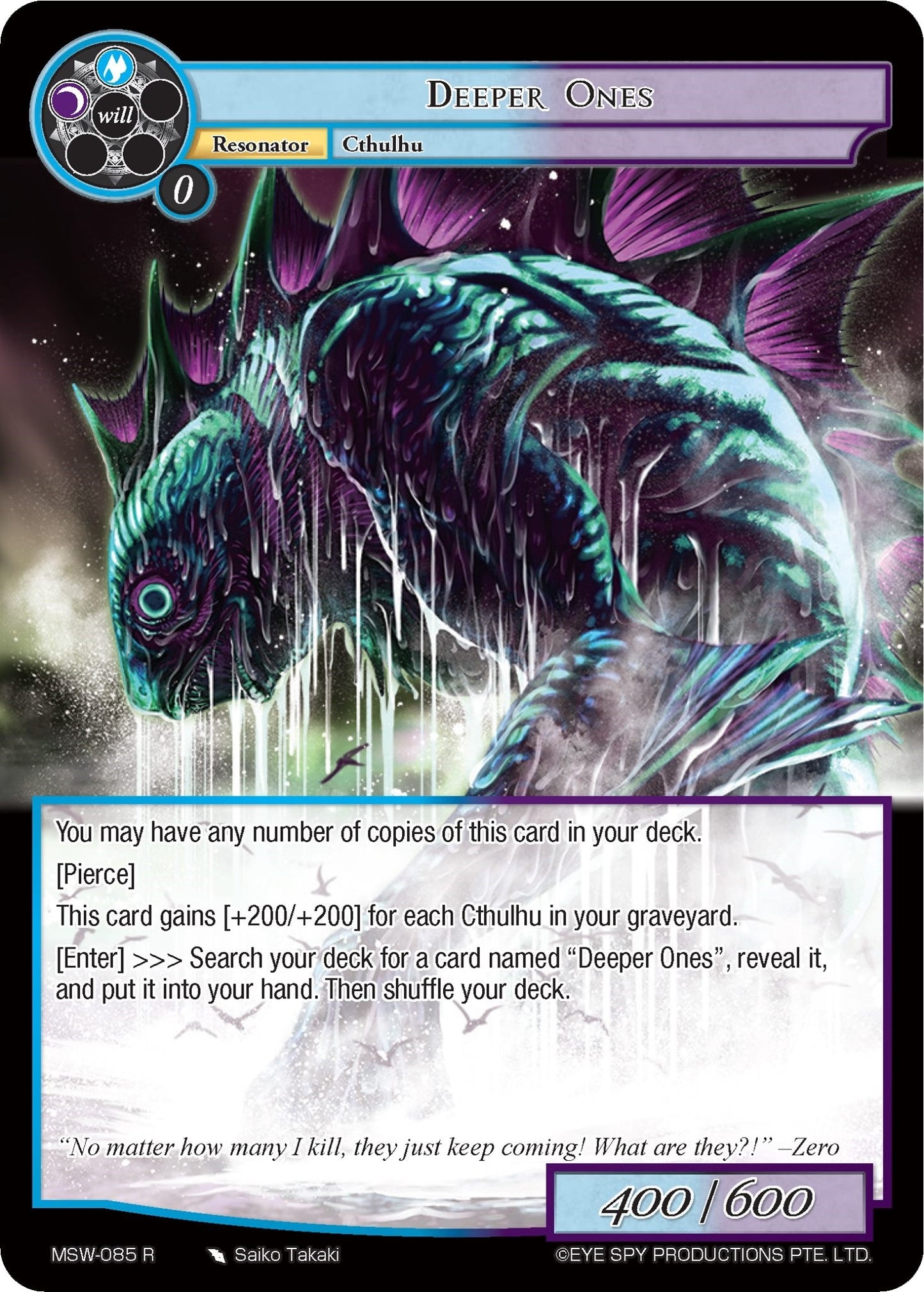 Deeper Ones (85) [MSW] - Force of Will Single