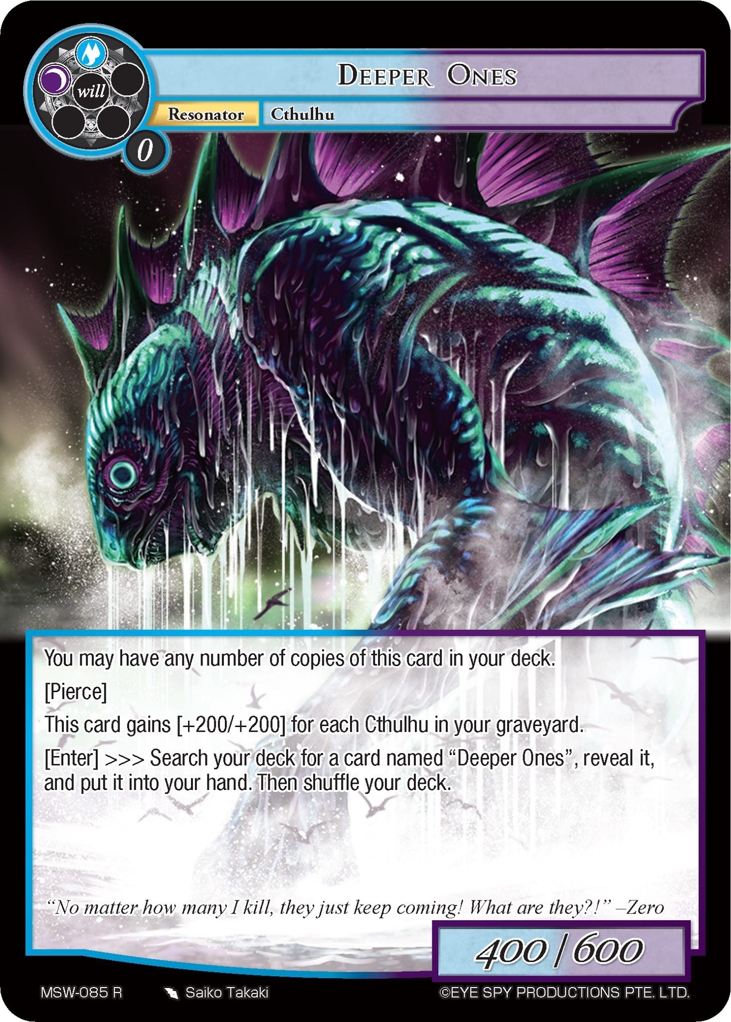 Deeper Ones (85) [MSW] - Force of Will Single