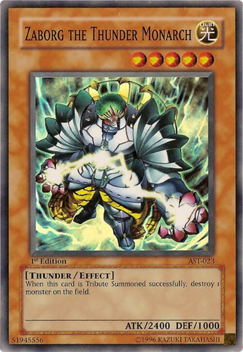 Zaborg the Thunder Monarch (23) - YuGiOh Single