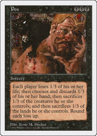 Pox [5ED] - MTG Single