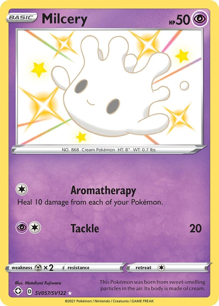 Image for Milcery (SV057/SV122) (Shining Fates: Shiny Vault) - Pokemon