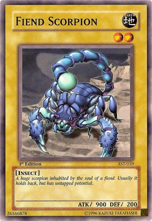 Fiend Scorpion (59) - YuGiOh Single