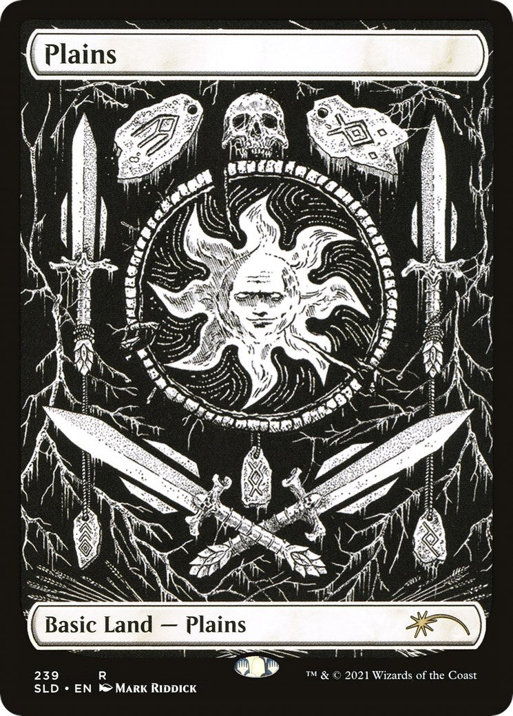 Plains (Crushing Brutality) (239) [SLD] - MTG Single