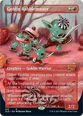 Goblin Rabblemaster (215) [SLD] - MTG Single
